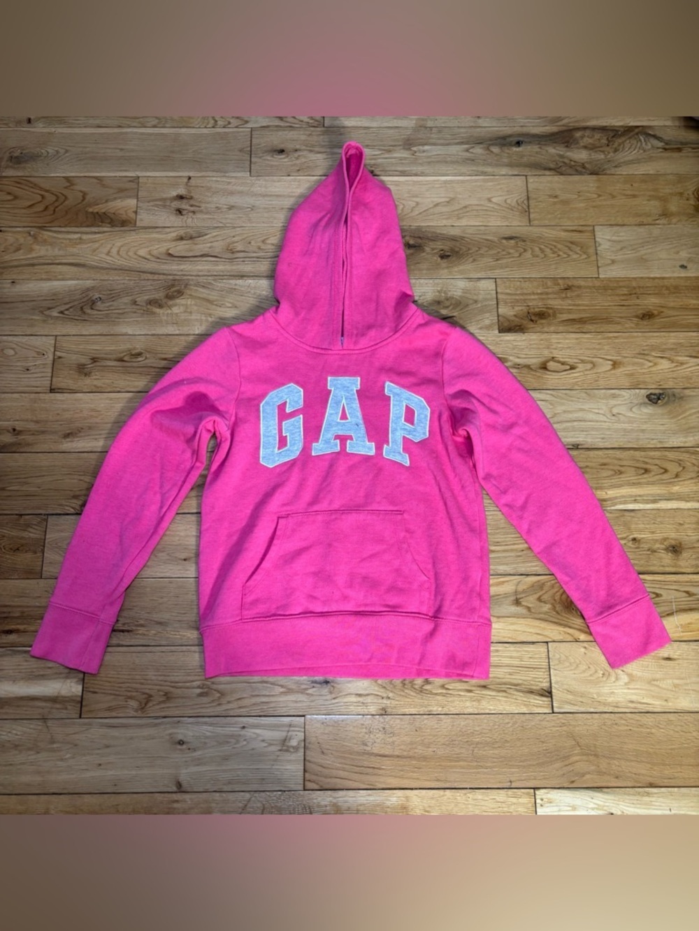 Pink GAP Kids Logo Hoodie Sweatshirt